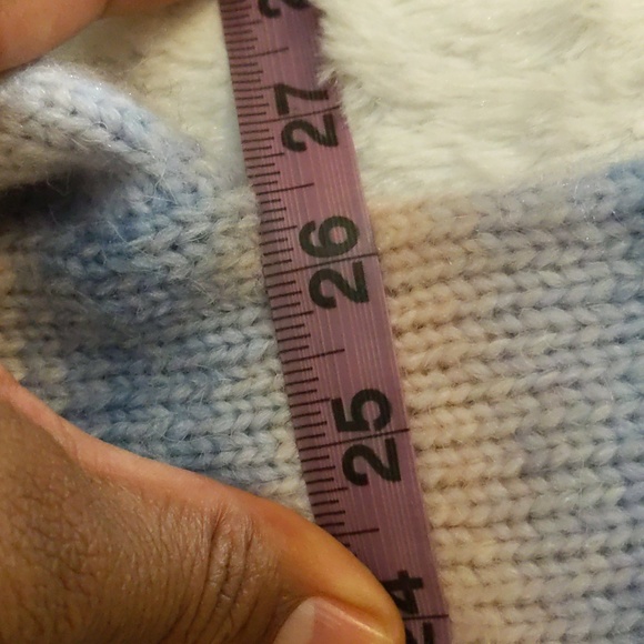 Joe Fresh| Cotton Candy Multicolored Crew Neck Sweater Some Recycled Material - Picture 13 of 13